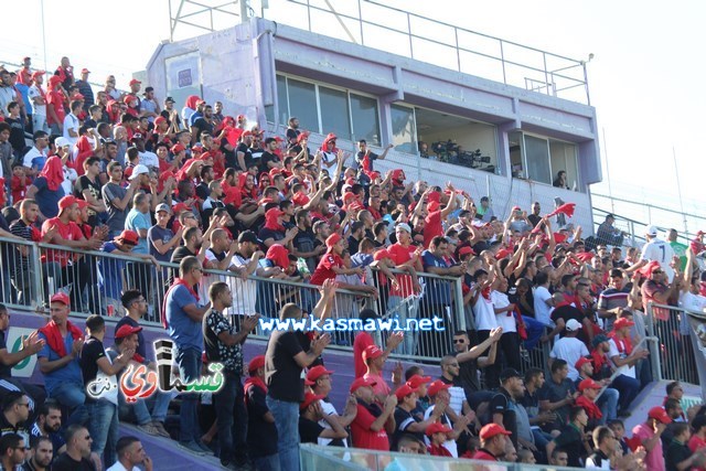 فيديو : الحسم النهائي ينتقل الى ارض الناصرة يوم الثلاثاء بعد التعادل 1-1 واكثر من 4500 مشجع ساند الفريق القسماوي 